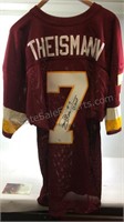 Joe Theismann autographed Red Skins jersey with