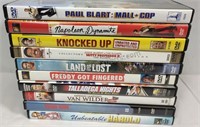 Lot of 10 DVDs, Paul Blart Mall Cop, Napoleon