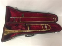 Vintage Trumbone by Bundy w/Case