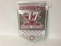 Metal Alabama 17 National Championships Sign