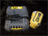 LYNXX 40V LI ION BATTERY AND CHARGER