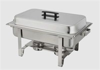 Winware 8 Qt Stainless Steel, Full Size Chafer