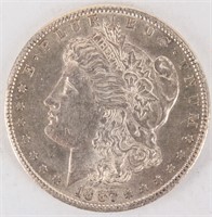 Coin  1887-S Morgan Silver Dollar Brilliant Unc.