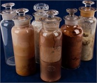 Vintage Apothecary Pharmacy Medicine Glass Bottles