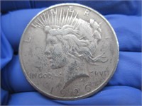 1926-D peace silver dollar