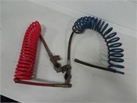 Air hoses with attachments