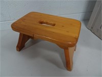 Small wooden foot stool