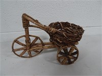 Wicker tricycle decorator