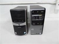 Two untested computer towers