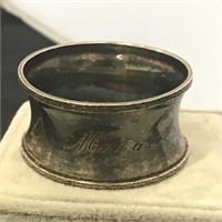 Sterling Napkin Ring Holder