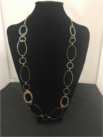 Oval Links Costume Necklace