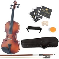 Mendini 4/4 MV300 Solid Wood Satin Antique Violin