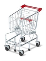 Melissa & Doug Toy Shopping Cart With Sturdy Metal