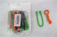 18-Pk Small Universal Reusable Magic Ties