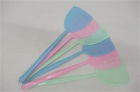 Lot of (6) Assorted Colour Fly Swatters
