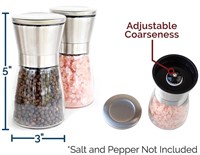 Pair Oxtrix Salt & Pepper Grinders