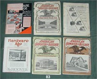 Four 1906-1907 issues of American Carpenter & Buil