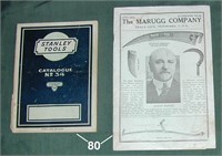 Two catalogs: Stanley #34, & Marugg Co.