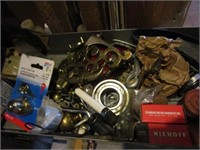 Lot of hinges, drawer pulls, and more (pick up