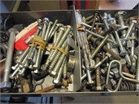 Lot of screws, eye bolts, & more (pick up only)