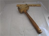 Rawhide hammer great for tooling leather