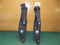 4 North American Hunting Club Knives w/ Sheath