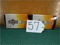 2 Boxes Armscor 22 Magnum Ammo