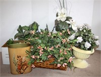 Selection of Faux Flower Arrangements