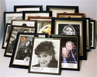 Selection of Framed Photos of C&W Artists