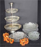Pressed Glass Serving Pieces