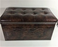 Tufted Top Storage Ottoman