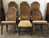 Stanley Furniture Cane Back Dining Chairs
