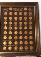 Land of the U.S.A. State Penny Collection