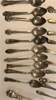 Silver Spoons & Serving Fork