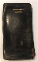 Pennsylvania Railroad Leather Pouch