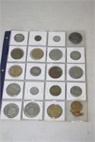 Sheet of 20 Coin Tokens