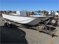 1975 Boston Whaler Boat with Trailer