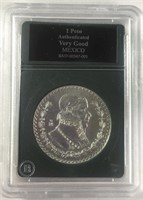 Silver Mexican 1 Peso (.0515 oz. Silver)