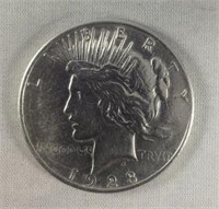 1923 D Peace Dollar XF+++