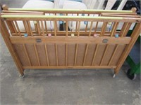 Vintage Wood Port A Crib