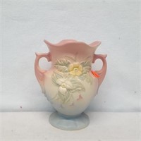 Hull Blue and Pink Vase # W-4-6 1/2"