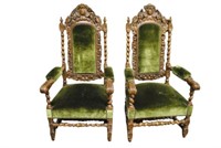 Tom Glavine's Antique Throne Chair 1
