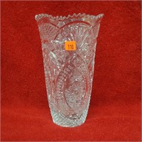 Clear Cut to Clear Crystal Vase