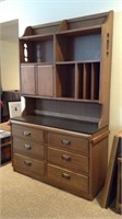 6 drawer hutch, Measures 77" x 47 1/2"