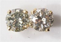 14Kt Gold Diamond Earrings 0.28ct