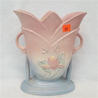 Hull Vase Pink/Blue Yellow Flower