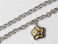 Sterling Silver Rhodium Plated Diamond Bracelet