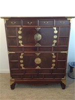 Oriental style dresser