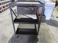 Lyons Mfg 3 Tier Work Table Cart with Drawer