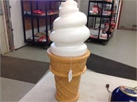 Large Ice Cream Cone Lid comes Off